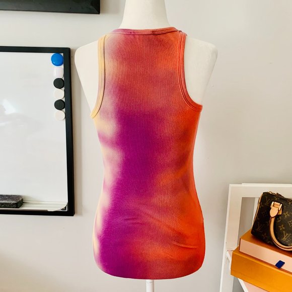 AGOLDE TIE DYE RIBBED KNIT BODYSUIT - Picture 5 of 10